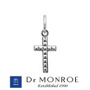 Dr MONROE ドクターモンロー スタッズクロスチャーム クロス 十字 スタッズ パンク ブランド シルバーアクセサリー シルバー925 シルバー スターリ...