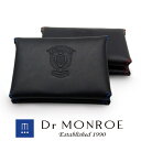 Dr MONROE ドクターモンロー レザーカードケース ブランド ロゴ シンボル 型押し 革 牛革 レザー 革小物 カード入れ 名刺入れ メンズ レディース ...