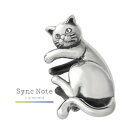 Dr MONROE ドクターモンロー シンクノート 猫 イヤーカフ 1P 左耳用 シルバー925 銀 銀細工 ねこ ネコ キャット 動物 リアル 大人 可愛い ...