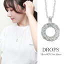 DROPS ハワイアン マイレ サークル リース ネックレス シルバー925 銀 ハワイアンジュエリー ハワイアンネックレス ハワイ 葉 植物 彫刻 上品 大人...