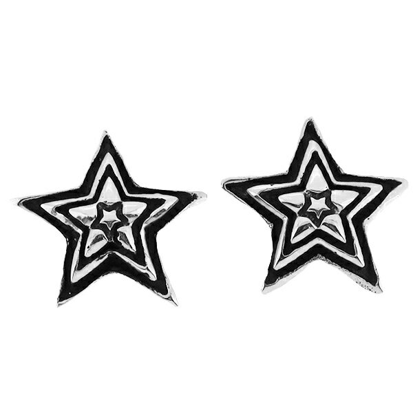 スター スタッズピアス 2P 両耳用 星 ピアス イヤリング シルバー925 銀 シルバーアクセサリー メンズ レディース 男性 女性 アクセサリー ギフト プレゼント おしゃれのサムネイル