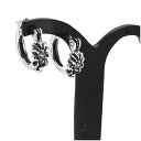 ゴシック フープピアス 2P 両耳用 ハード ジルコニア ピアス イヤリング シルバー925 銀 シルバーアクセサリー メンズ レディース 男性 女性 アクセサリー ギフト プレゼント おしゃれ