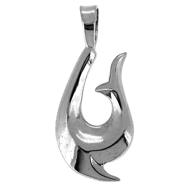 フック ペンダントトップ(チェーンなし) 釣り針 マリン ネックレス ペンダント シルバー925 銀 シルバ..
