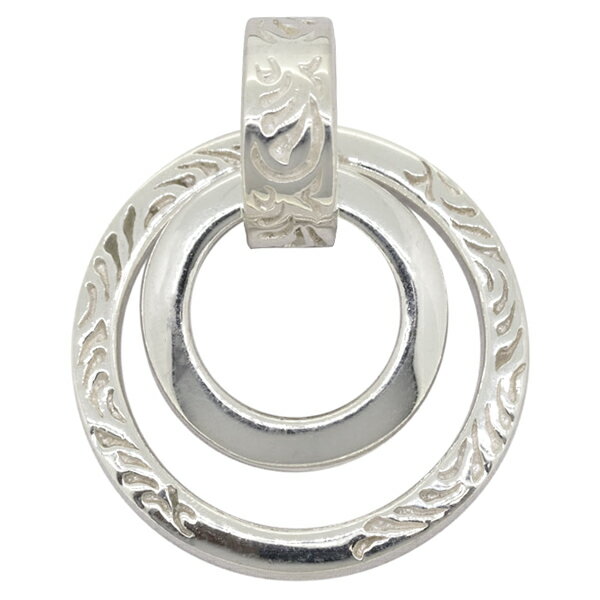 リング ペンダントトップ(チェーンなし) 唐草 アラベスク ネックレス ペンダント シルバー925 銀 シル..