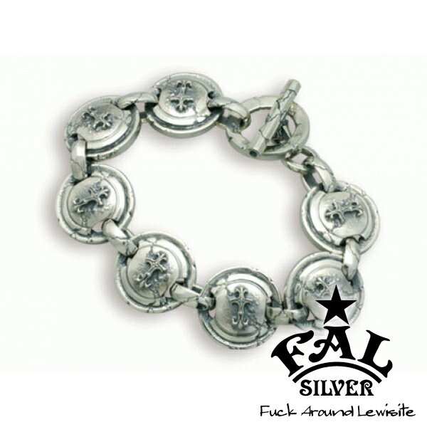 楽天新宿 銀の蔵 シルバーアクセサリーF.A.L BLCコンチョブレスレットS ブレスレット ブラッドレスクロス コンチョ Tバー エフエイエル ブレスレット バングル 腕輪 シルバー925 銀 シルバーアクセサリー メンズ レディース 男性 女性 アクセサリー ギフト プレゼント おしゃれ ストリート