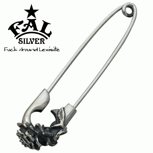 F.A.L パープルローズアーミングピン S 安全ピン バラ 薔薇 茨 安全ピン ピンブローチ ラペルピン エフエイエル カフスボタン カフリンクス ネクタイピ...