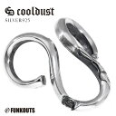 FUNKOUTS ファンクアウツ cooldust クールダスト クール ループ ペンダントトップ チェーンなし メンズ レディース シルバーペンダント トップ ヘッド シルバー925 シルバー シルバーアクセ 男性 女性 ユニセックス プレゼント 人気 ブランド シンプル 縄 カスタム パーツ