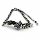 FUNKOUTS ファンクアウツ Ageha アゲハ アゲハ蝶 3つの宝石 シルバーブレスレット ユニセックス シルバー925 シルバーアクセサリー 銀 SV9...