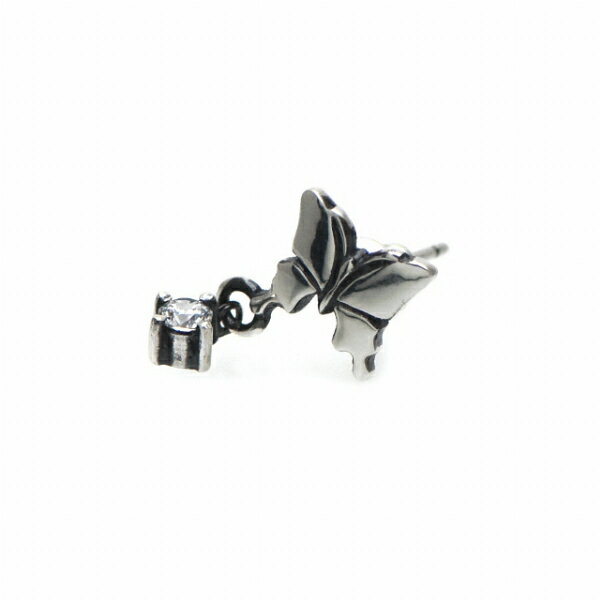 Amethyst - FUNKOUTS ファンクアウツ Ageha アゲハ アゲハ蝶 デザイン FAE-128 シルバーピアス ユニセックス シルバー925 シルバーアクセサリー 銀 SV925 スターリングシルバー ピアス イヤリング 人気 ブランド アクセサリー ギフト 記念日 誕生日 プレゼント おしゃれ