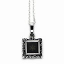 FUNKOUTS ファンクアウツ cooldust クールダスト 雪の結晶 彫刻 オニキス シルバーペンダント(チェーンなし) ユニセックス シルバー925 シ...