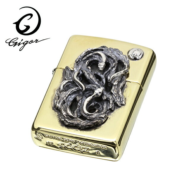 楽天新宿 銀の蔵 シルバーアクセサリーGIGOR ジゴロウ ヘイド Zippo ジッポ ライター シルバー925 シルバーアクセサリー 銀 SV925 スターリングシルバー メンズ レディース 男性 女性 蛇 流木 木目 植物 ハード 金色 オイル CRAWLWOOD series クロウウッド 人気 ブランド 彼氏 おしゃれ プレゼント ギフト