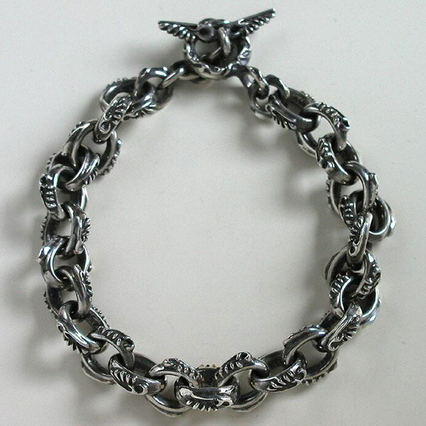 Give Me a Wing チェーン ブレスレット ウイング シルバー メンズ シルバー925 シルバーブレスレット 翼 羽 アクセサリー ブレス 腕輪 チェーンブレスレット シルバーアクセ かっこいい ごつめ 男性 彼氏 夫 誕生日 記念日 ブランド ギフト プレゼント 人気 ストリートのサムネイル
