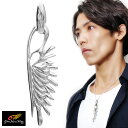 Give Me a Wing ウイング 大 鏡面 ペンダントトップ チェーンなし シルバー シルバー925 ペンダント トップ ヘッド ネックレストップ シンプル 翼 羽 アクセサリー 大きい 大きめ かっこいい きれい メンズ 男性 彼氏 夫 旦那 誕生日 記念日 ブランド プレゼント 人気