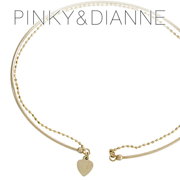 ピンキー&ダイアン カットボールチェーン K10 ゴールドブレスレット バングル 10金 10k ゴールド チェーンブレス レディース 女性 大人 クリスマス ...