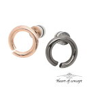 HEART OF CONCEPT シルバー ペアピアス シェアピアス スタッド インフィニティ プレゼント 誕生日 ギフト HCE-67PK-HCE-67BKペ...