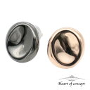HEART OF CONCEPT シルバー ペアピアス シェアピアス スタッド プレゼント 誕生日 ギフト HCE-79PK-HCE-80BKシルバー 遊び心 ...