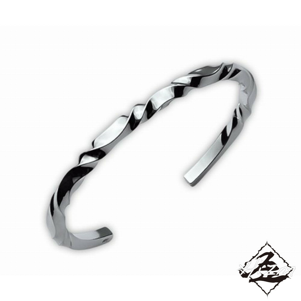 Hizm 7つ波形のゆらぎバングル M W3.5-7 シルバー950 14-19cm バングル 腕輪 上品 大人 きれいめ きれい 綺麗 メンズ レディース 男...