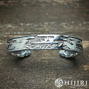 聖 HIJIRI 波間を跳ねる兎のバングル Rabbit bouncing in the waves ブレスレット 腕輪 和風 ウサギ シルバー アクセサリー ブランド メンズ 男性 彼氏 夫 旦那 誕生日 記念日 プレゼント 人気 おしゃれ