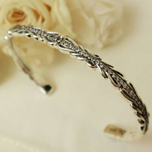 K-SMITH ジルコニア いぶしタイプ シルバーバングル シルバーアクセサリー レディースバングル 女性 バングル シルバー925 ブレスレット レディース ...