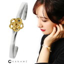 KANAME 金目 カナメ 水引 Mizuhiki シルバーバングル バングル シルバー 梅結び 水引き アクセサリー 梅 うめ 花 伝統柄 伝統技法 和風 和...