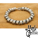Mad Graffiti マッドグラフィティ アブソリュート スパイラルMブレスレット ブラックシルバーアクセサリー シルバー925 チェーン シルバーブレスレ...