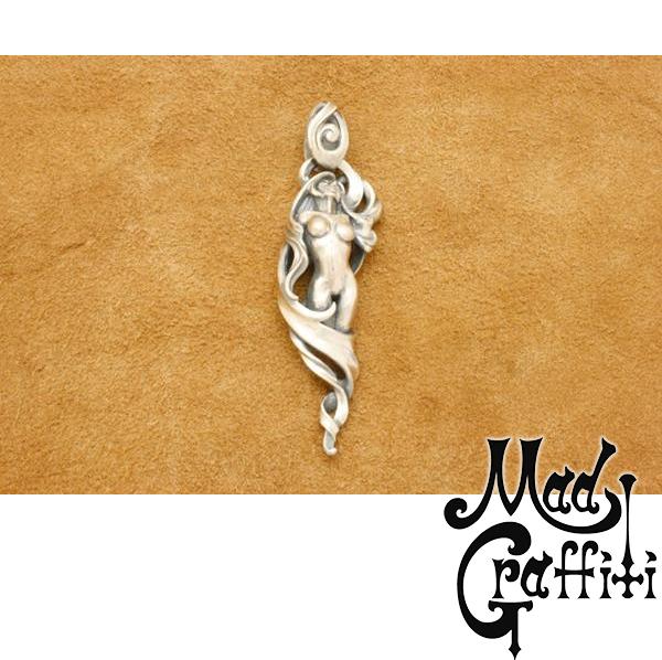Mad Graffiti マッドグラフィティ プリヴィリッジペンダント2ndM ネックレス シルバーアクセサリー シルバー925 ペンダントヘッド チャーム ハード ゴシック メンズ 男性 彼氏 プレゼント ブランド