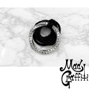 Mad Graffiti マッドグラフィティ アブソリュート ツイストサークルMペンダント ブラック ネックレス シルバーアクセサリー シルバー925 ペンダン...