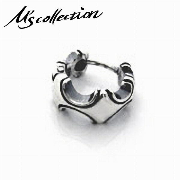 M's collection エムズコレクション シルバー925 シルバーピアス フープ ピアス 1P 片耳用 メンズ ジュエリー プレゼント 男性 彼氏 旦那 片耳 イヤリング 片売り ばら売り メイドインジャパン ドメスティック 国産 日本製 有名ブランド アクセサリー ギフト おしゃれのサムネイル