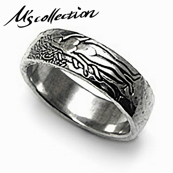 M's collection エムズコレクション シルバー925 タロットカード VI THE LOVERS リング 恋人 タリスマンシリーズ シルバーペアリン...