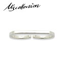 M's collection エムズコレクション ファインダブルリング L フリーサイズ ダブルリング リング 指輪 ツーフィンガーリング シルバー925 シル...