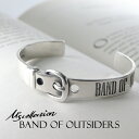 M's collection エムズコレクション OFF THE WALL BAND OF OUTSIDERS バングル シルバー925 シルバーアクセサリー ...