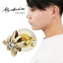 M's collection TRIPLE X STUDS ダイヤモンド K10 ピアス 1P 片耳用 ゴールド 10金 10k ゴールドピアス ダイヤモンドピ...
