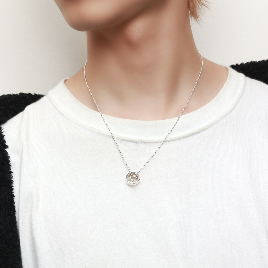 M's collection エムズコレクション OFF THE WALL 六芒星 ヘキサグラム ナット ペンダントトップ ネックレス ペンダント シルバー925 シルバーアクセサリー メンズ レディース 男性 女性 彼氏 彼女 誕生日 記念日 プレゼント ブランド 人気