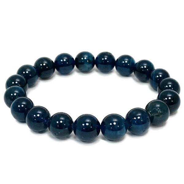 10mm 18cm 高品質 ブルー アパタイト ブレスレット メンズM、レディースLサイズ 天然石 パワーストーン ブルーアパタイト メンズ レディース アパタ...