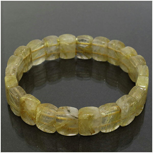 幅1.2cm 17cm 金針 ルチルクォーツ バングル レディースMサイズ 天然石 パワーストーン ブレスレット レディース ルチルクオーツ ルチルクォーツバン...