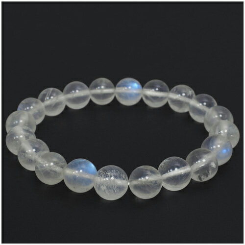 9mm 17cm ロイヤルブルームーンストーン ブレスレット レディースMサイズ 天然石 パワーストーン ムーンストーン 誕生石 6月 レディース ロイヤルブル...