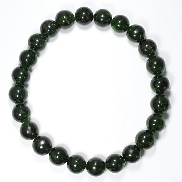 クロムダイオプサイト ブレスレット 7.5mm 17cm レディースM サイズ 天然石 パワーストーン ダイオプサイト レディース グリーン クロム ダイオプサイトブレスレット 天然石ブレスレット プレゼント 人気