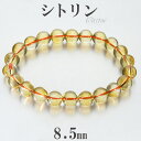 シトリン ブレスレット 8.5mm 17.5cm メンズ M レディース L サイズ 11月 誕生石 シトリンブレスレット シトリンクォーツ 天然石 パワーストーン 腕輪 数珠 金運 イエロー 黄 男性 女性 パワーストーンブレスレット 天然石ブレスレット プレゼント 人気 黄水晶 財運