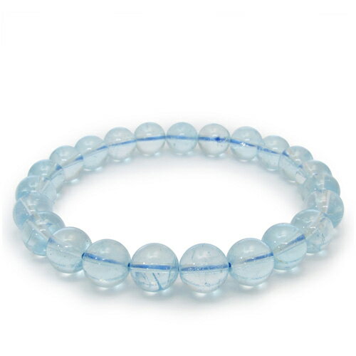 8mm 17cm ブルートパーズ ブレスレット レディースMサイズ 天然石 パワーストーン トパーズ ブレス 11月 誕生石 レディース ブル-トパ-ズ 天然石...
