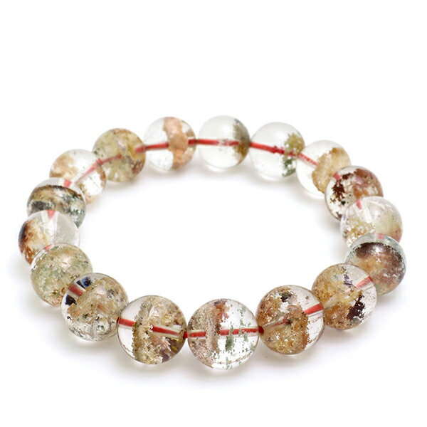 12mm 18.5cm ガーデンクォーツ ブラウン ブレスレット メンズL、レディースLLサイズ 天然石 パワーストーン 水晶 ガーデンクオーツ メンズ レディ...