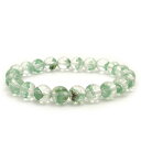 8mm 16.5cm 高品質 グリーンファントムクォーツ ブレスレット レディースSサイズ 天然石 パワーストーン ファントムクォーツ ブレス 水晶 レディース...