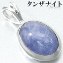タンザナイト シルバー ペンダントトップ オーバル チェーンなし タンザナイトペンダント ペンダント トップ 12月 誕生石 ブルーゾイサイト 灰簾石 天然石 パワーストーン ブルー 青 青紫 メンズ レディース 男性 女性 誕生日 プレゼント 人気 おしゃれ 上品 大人