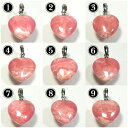 ハート型 インカローズ ロードクロサイト ペンダントトップ クリスマス プレゼント 人気 おしゃれ