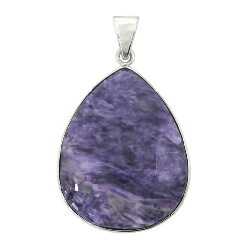 チャロアイト シルバーペンダントトップ ヘッド トップ 天然石 パワーストーン ペンダント ペンダントヘッド メンズ レディース ヒーリングストーン 天然石ペン...