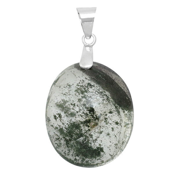 ガーデンクォーツ シルバーペンダントトップ 天然石 パワーストーン ガーデンクオーツ ペンダント 水晶 メンズ レディース ヘッド トップ ガーデンクォーツペン...