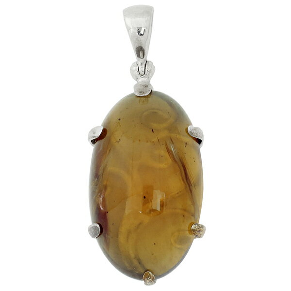 スマトラ産 ブルーアンバー 琥珀 シルバーペンダントトップ ヘッド トップ 天然石 パワーストーン ペンダント メンズ レディース コハク こはく 青琥珀 天然...