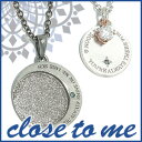 【close to me】ブルーダイヤモンド ムーン サン シルバー ペアネックレス【太陽と月】 ペアアクセサリー Diamond 銀 メンズ レディース ペン...