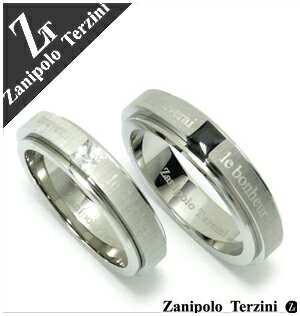 数量限定 Zanipolo Terzini ジルコニアマットライン サージカルステンレス ペアリング7〜23号Je trourerai le bonheur 指輪 ペア 金属アレルギー ペアアクセサリー ザニポロ お揃いペアリング カップル 人気ペアリング プレゼント おしゃれ
