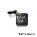 PUERTA DEL SOL For You Backspace Goodluck ペンダントトップ(チェーンなし) ブラック シルバー950 チタンコーティン...