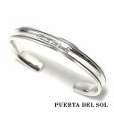 PUERTA DEL SOL チェス Pedestal バングル シルバー950 ユニセックス シルバーアクセサリー 銀 SV950 ブリタニアシルバー ブレス...